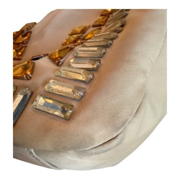 Givenchy Riccardo Tisci Era Crystal Studded Nylon Tote, Rare 4G Logo Bag w/ COA - Picture 14 of 16